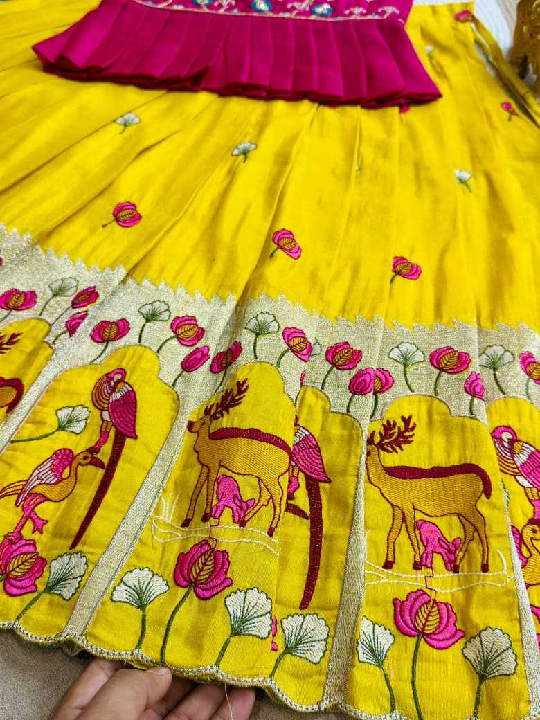 Devika Tissue Silk Kids Lehenga