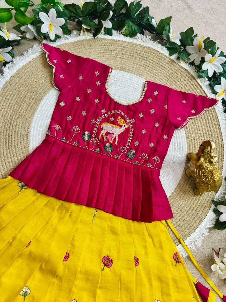 Devika Tissue Silk Kids Lehenga