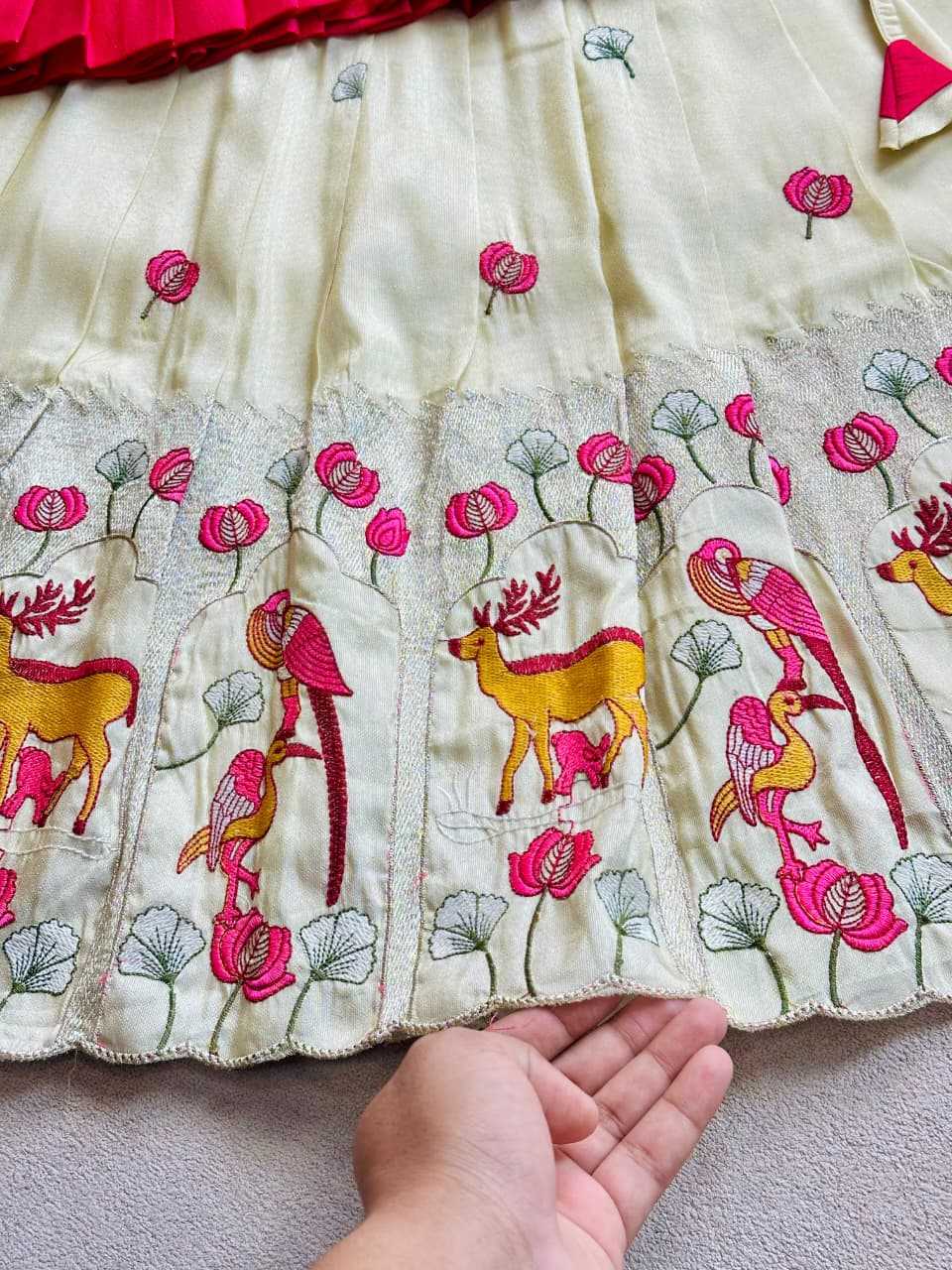 Devika Tissue Silk Kids Lehenga
