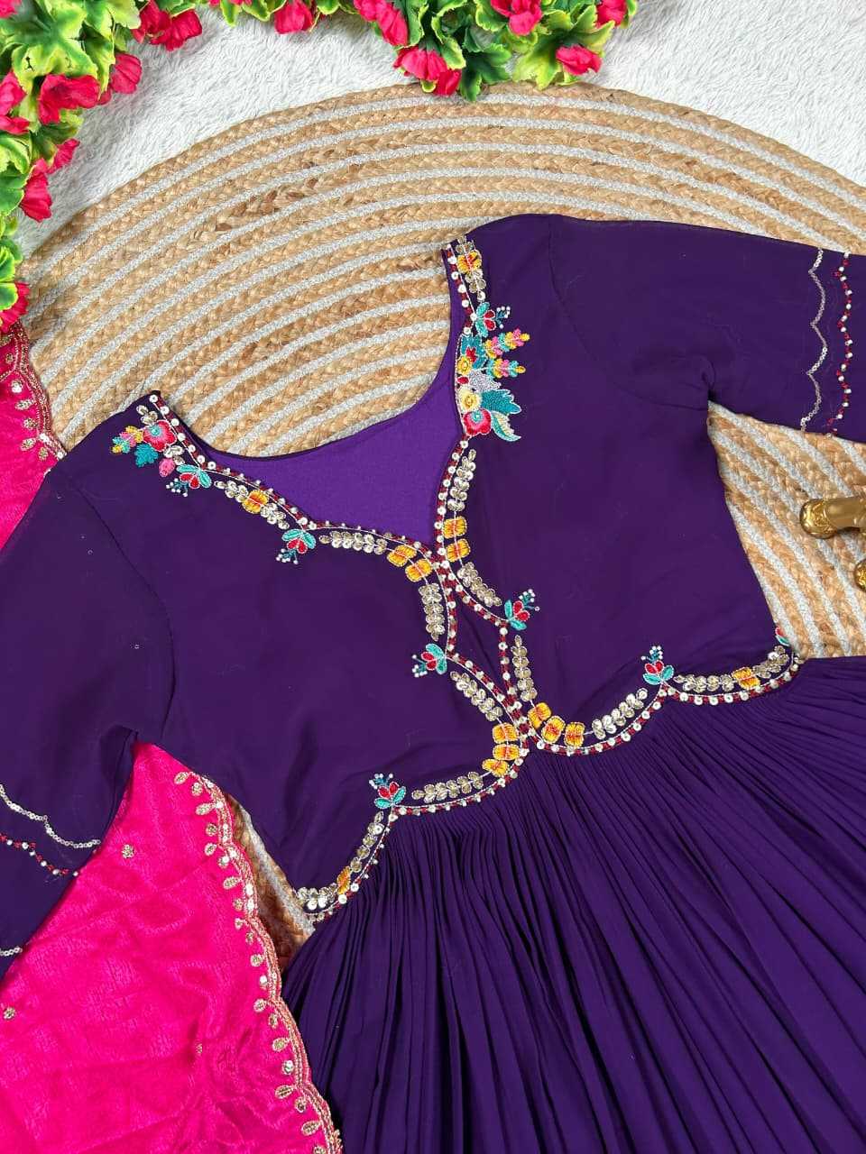 Geet Faux Georgette Fancy Gown