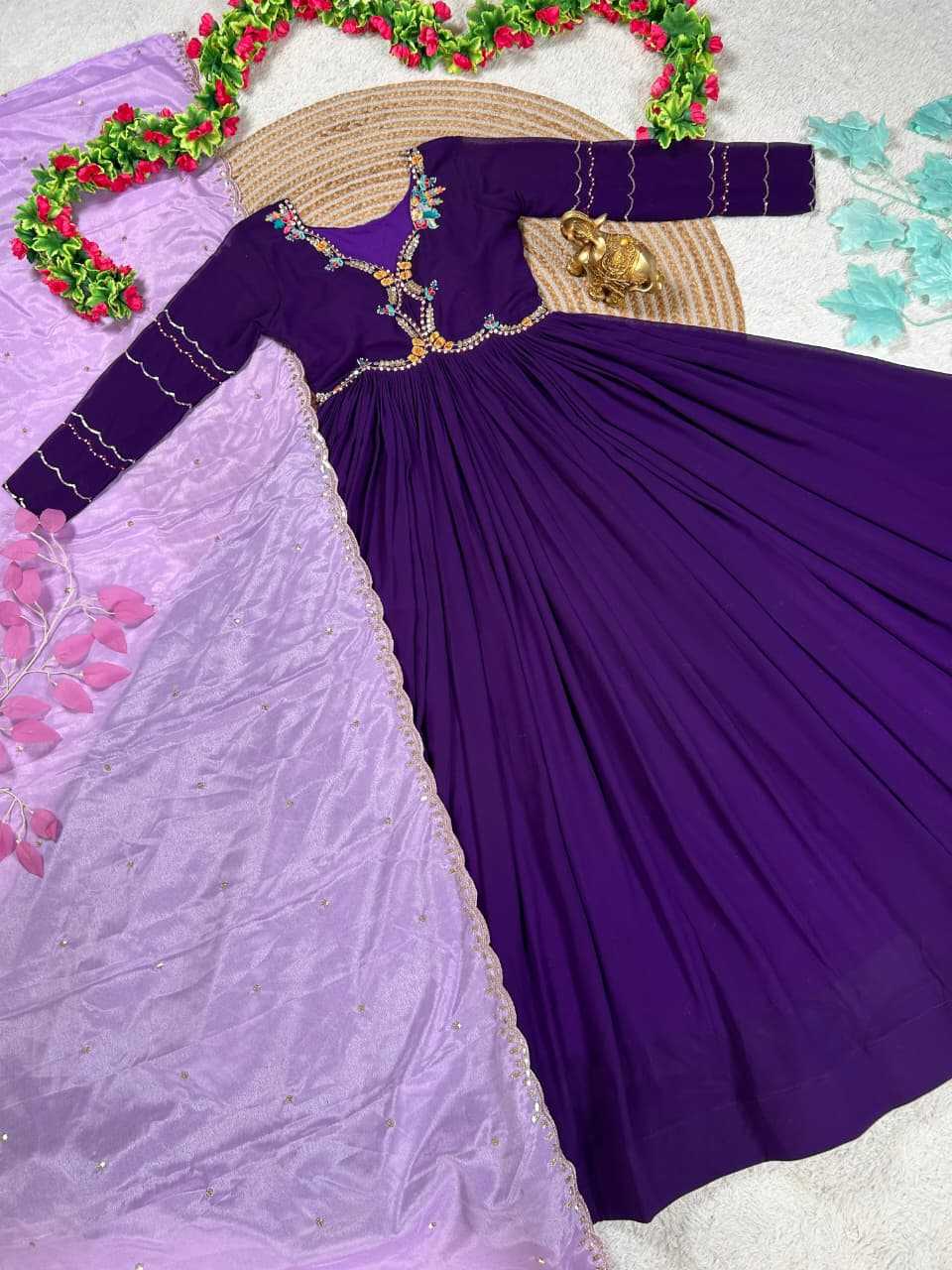Geet Faux Georgette Fancy Gown