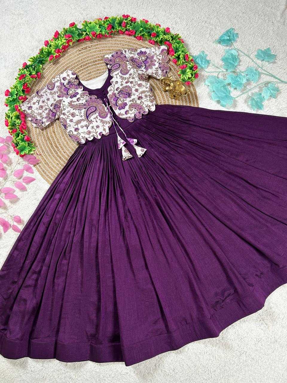 Hansika Vichitra Silk Fancy Gown