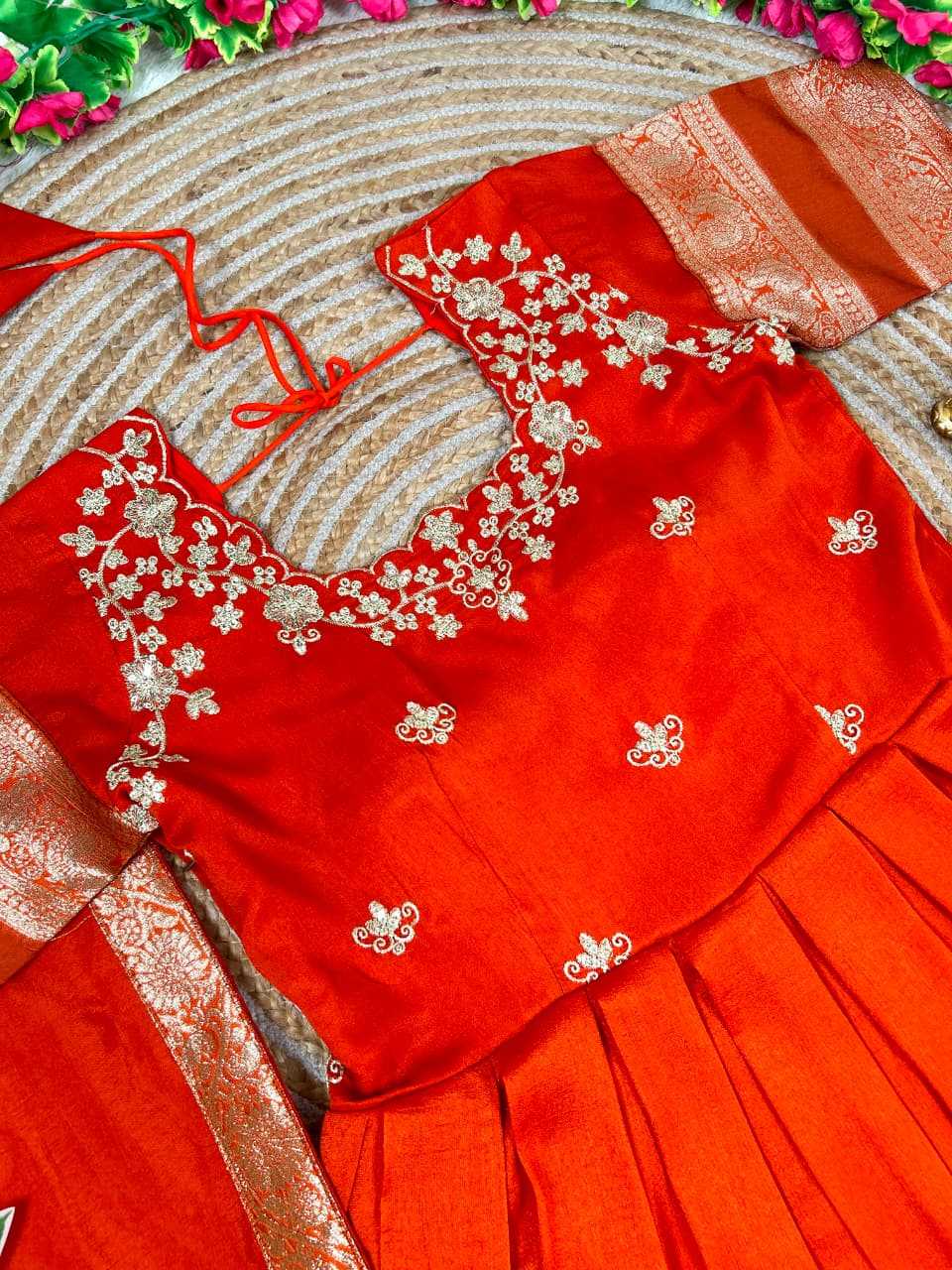 Hiral Premium Silk Embroidered Gown
