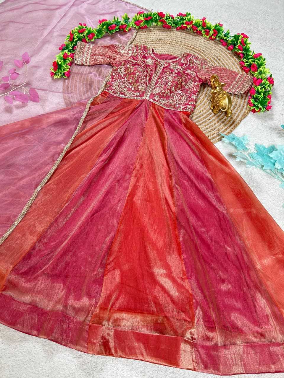 Tissue Silk Fancy Gown