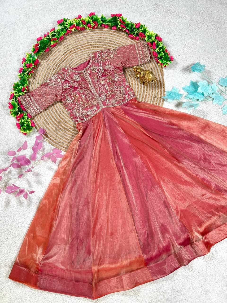 Tissue Silk Fancy Gown