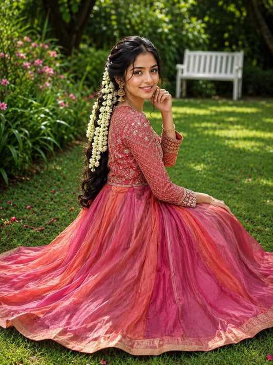 Tissue Silk Fancy Gown