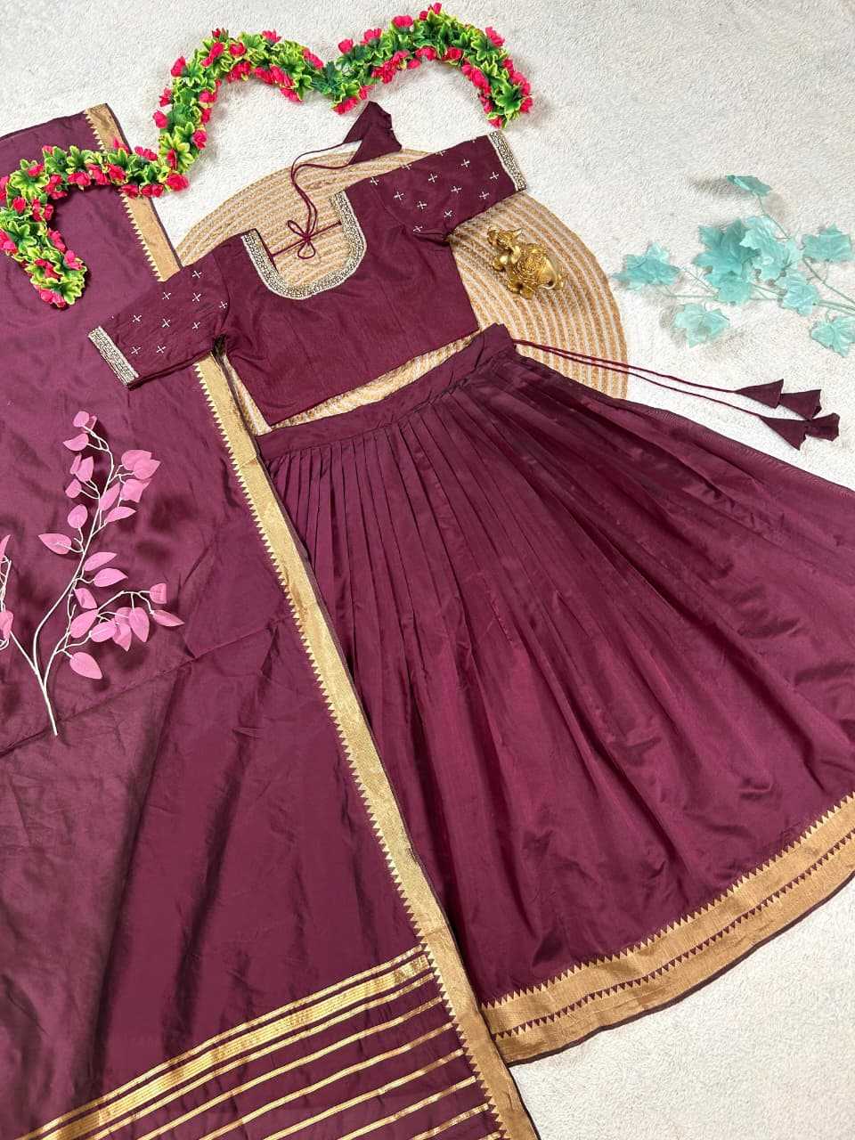 Silk Designer Lehenga