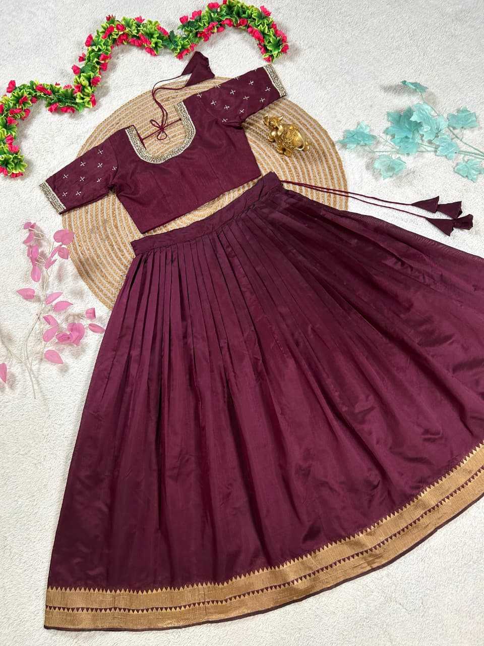 Silk Designer Lehenga