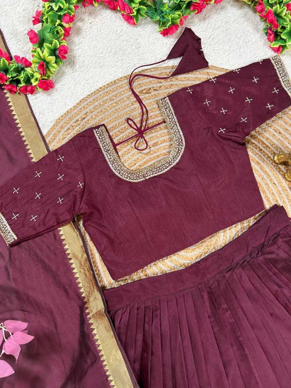 Silk Designer Lehenga