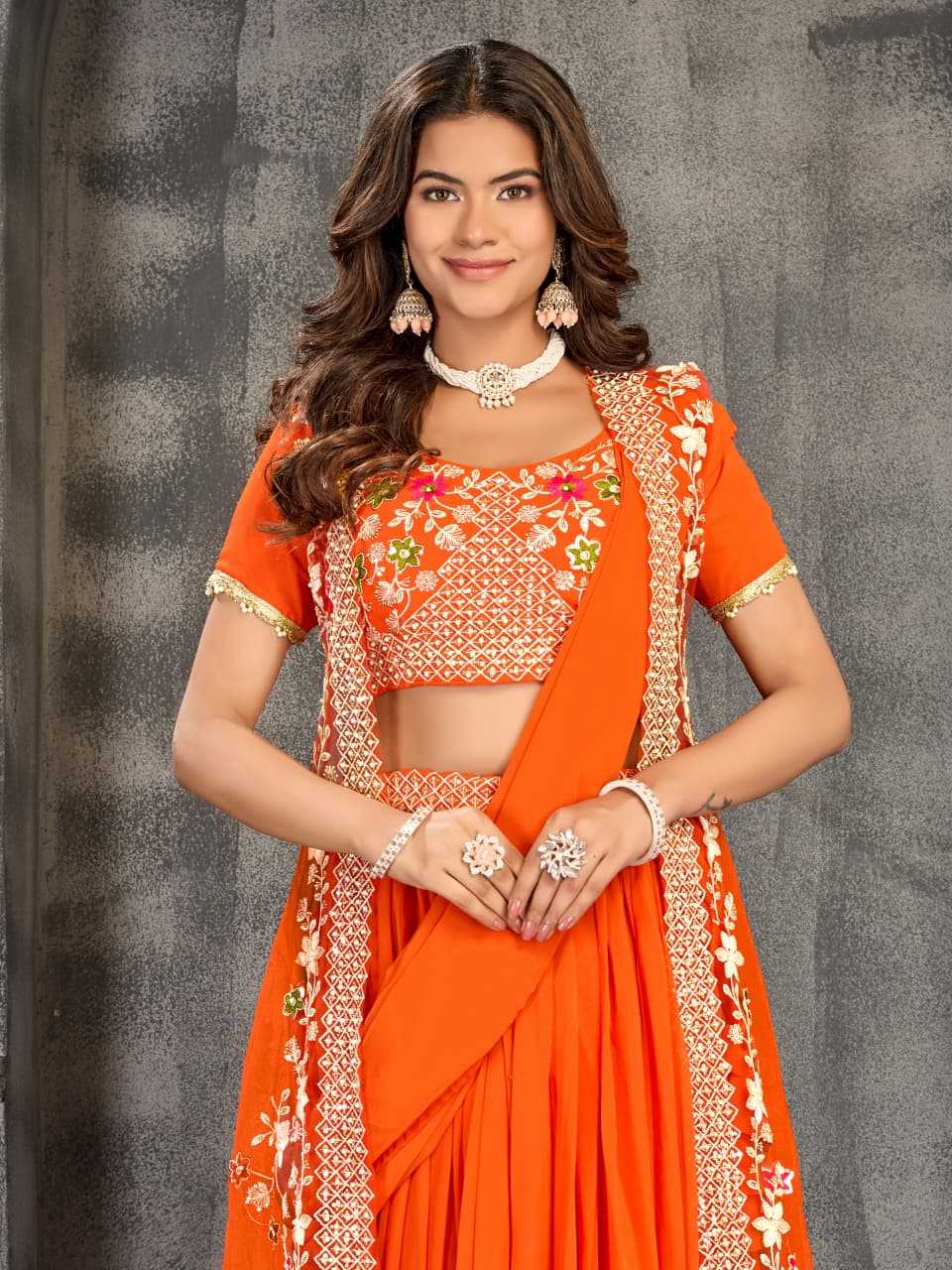 Net Designer Lehenga