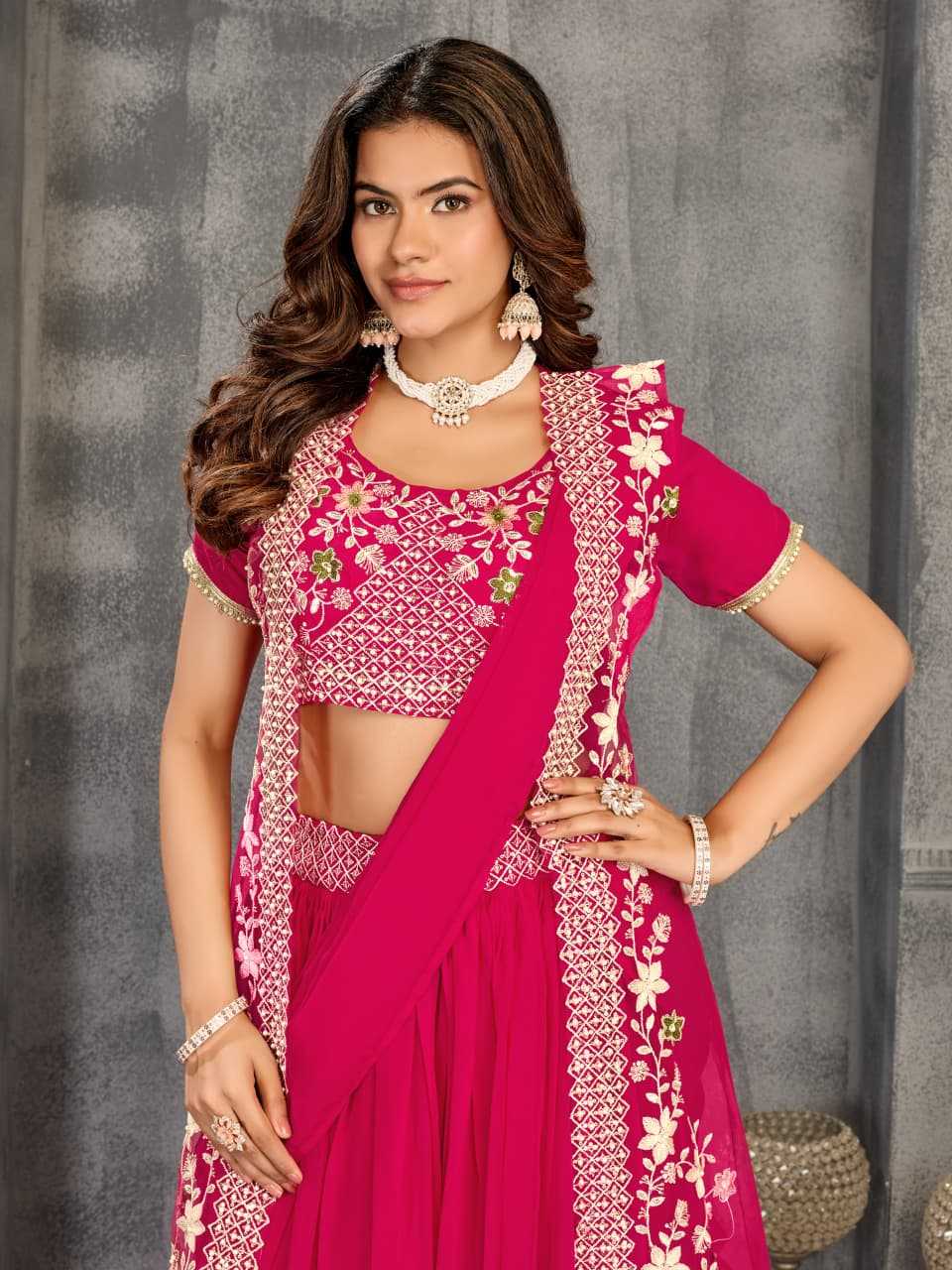 Net Designer Lehenga