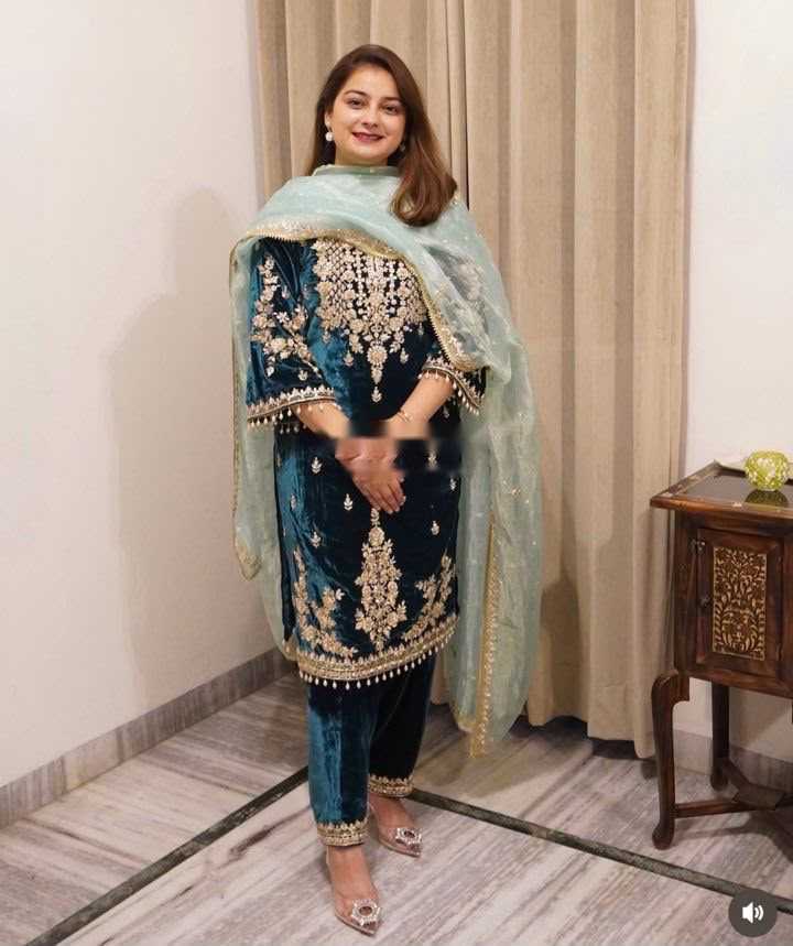 Viscose Embroidery Suit 1236