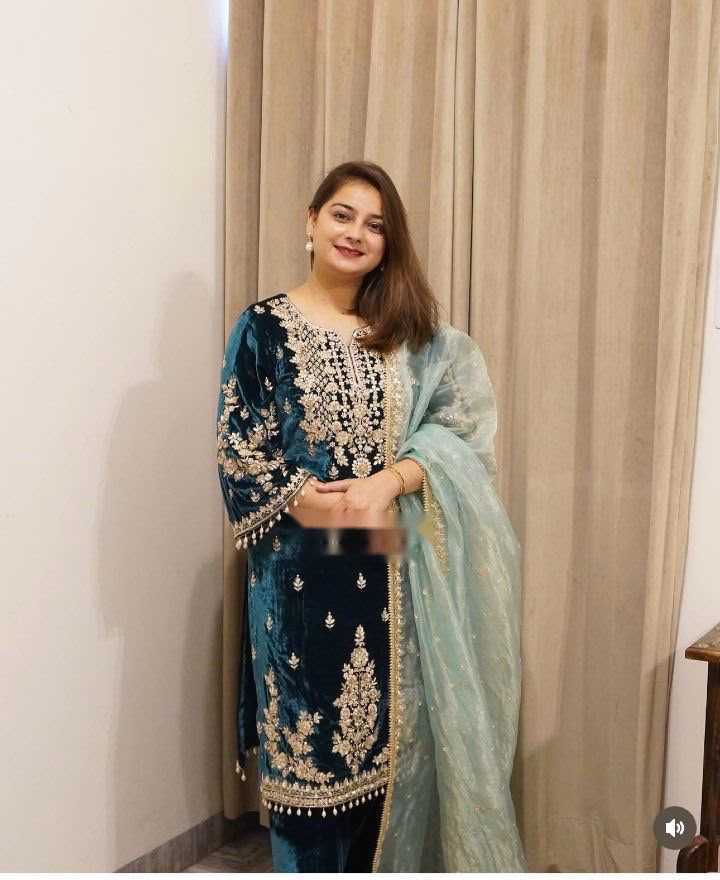 Viscose Embroidery Suit 1236