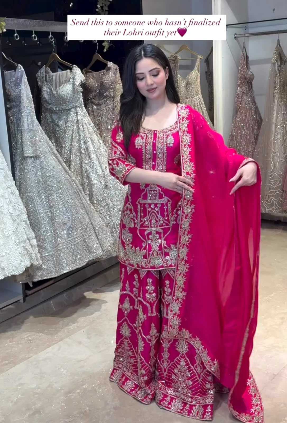 Vichitra Silk Sharara Salwar Suit