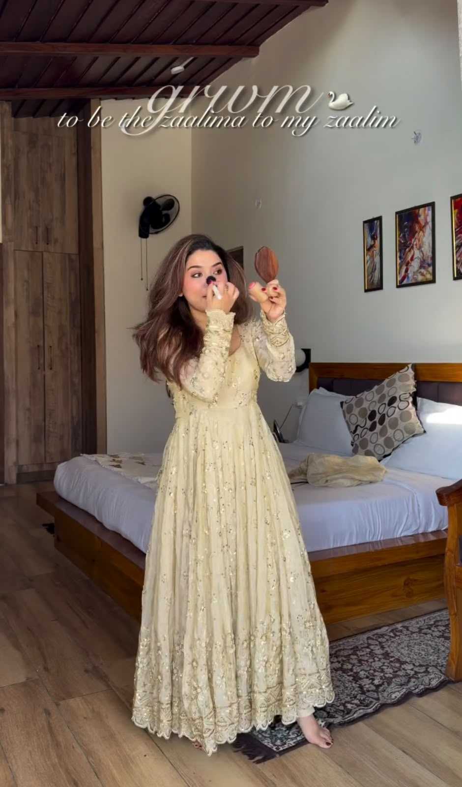 Embroidery Gown