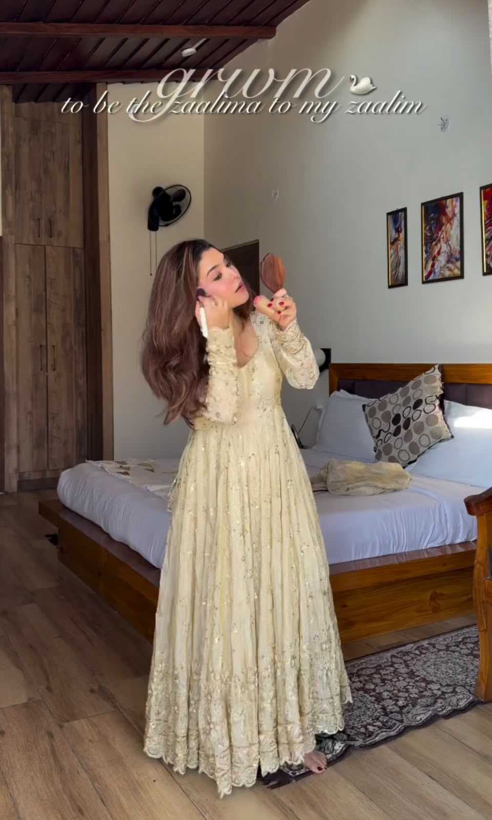 Embroidery Gown