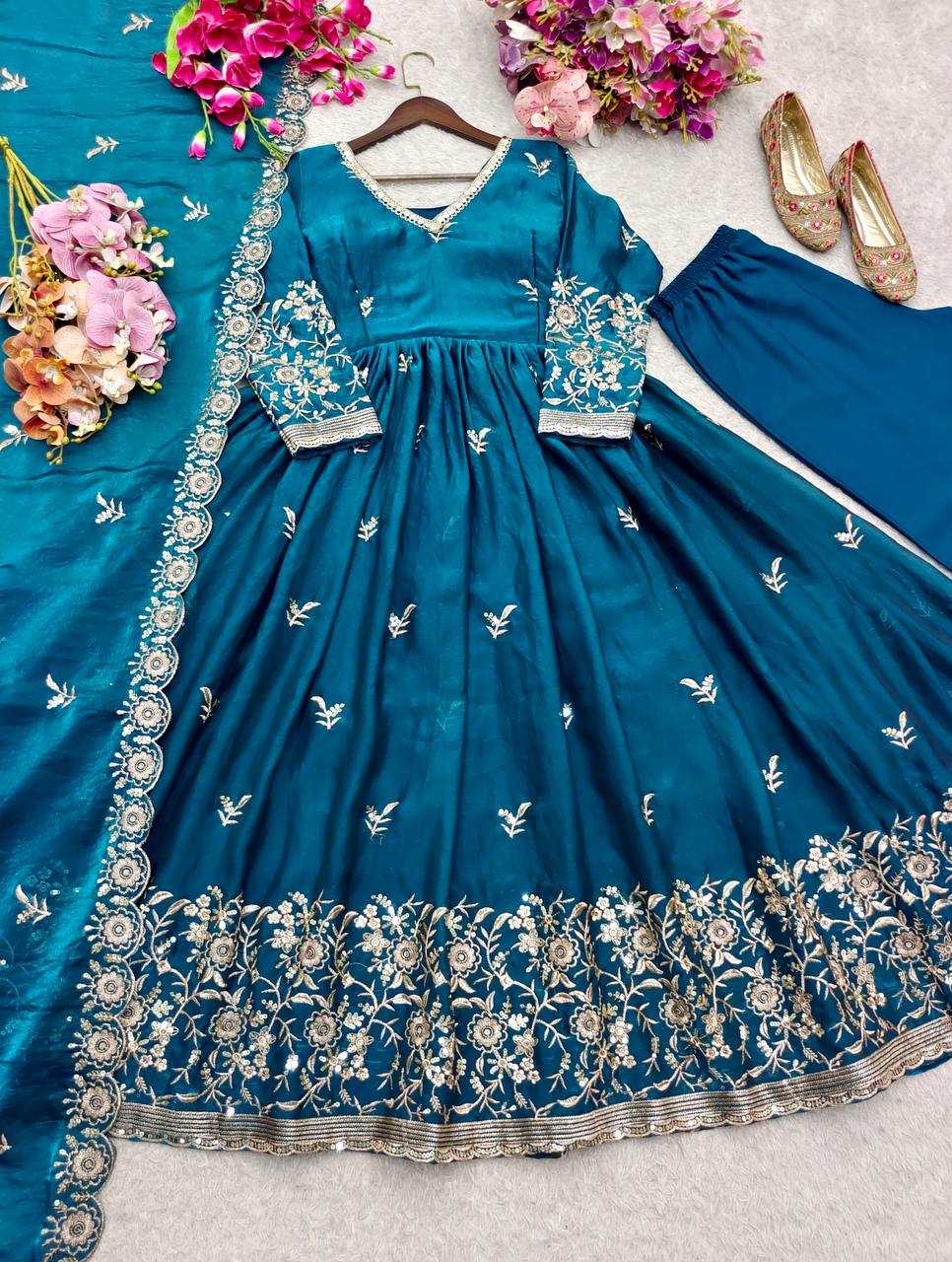Fendy Embroidery Gown