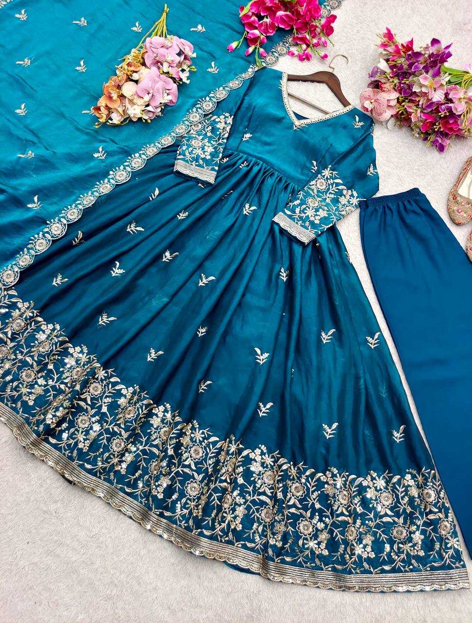 Fendy Embroidery Gown
