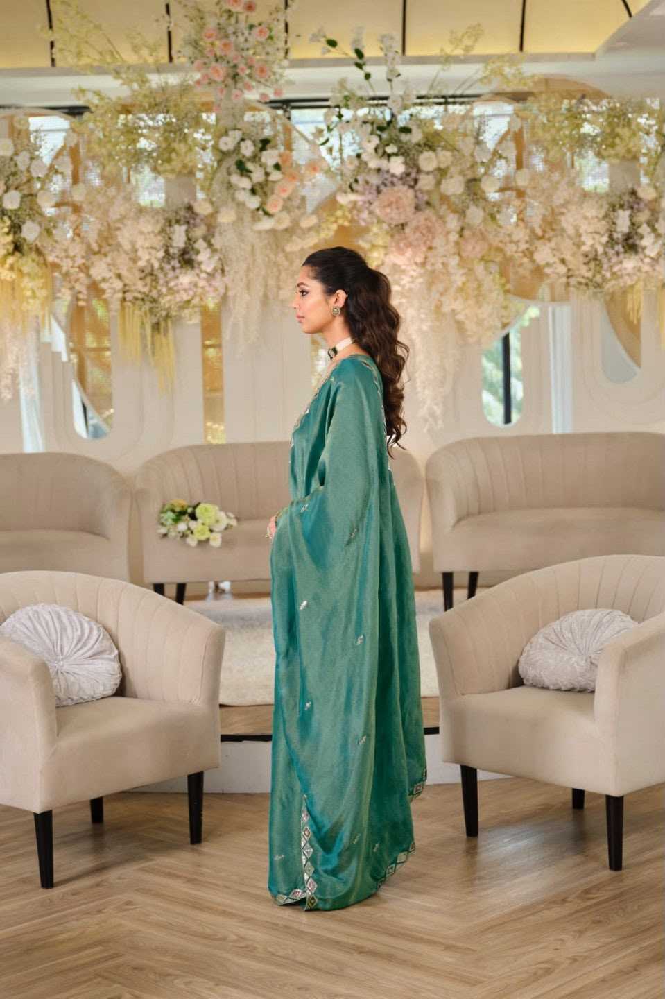 Pure Silk Embroidery Suit