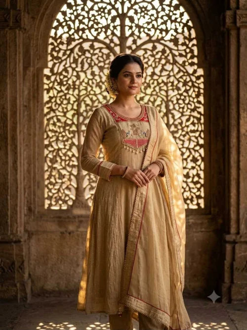 Cotton Embroidery Suit 1281