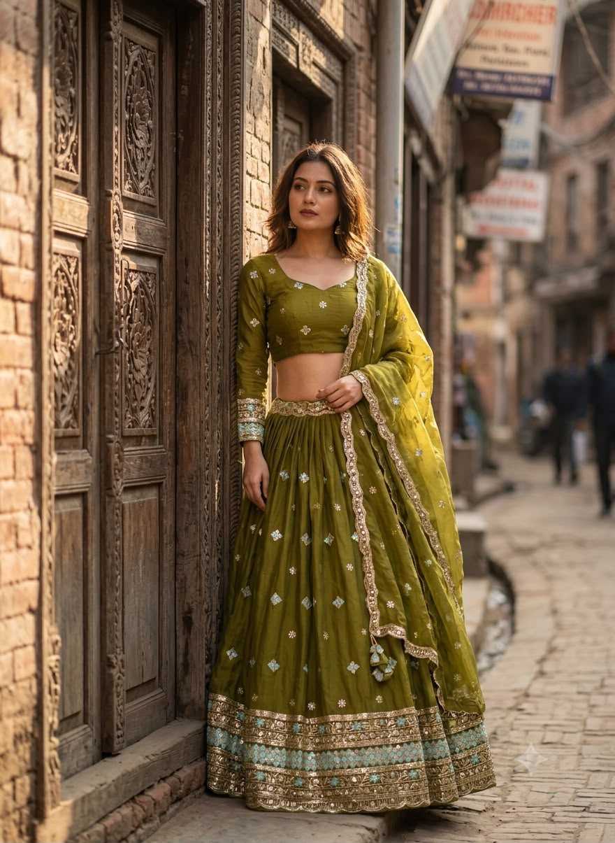 Pure Silk Lehenga
