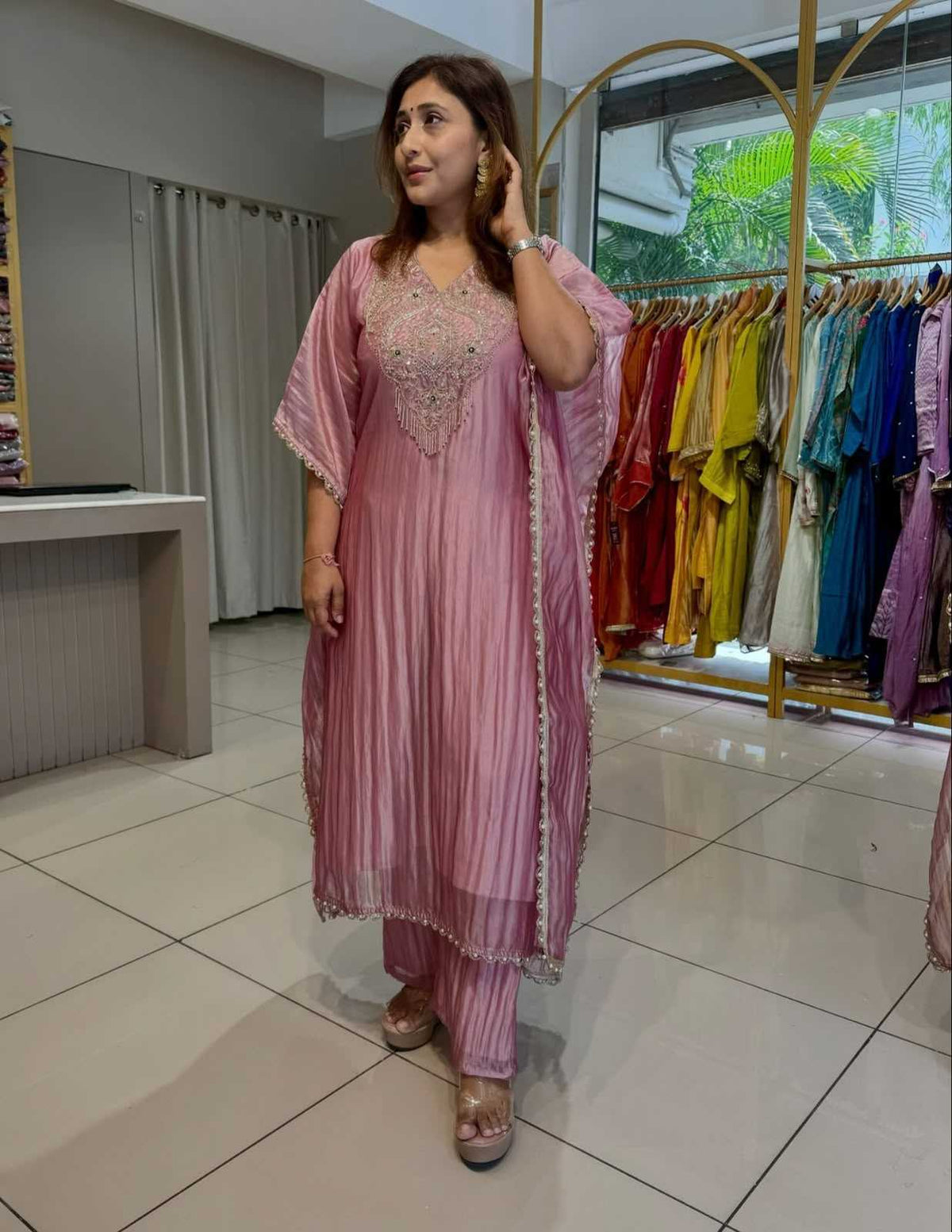 Pure Silk Embroidery Suit 1291