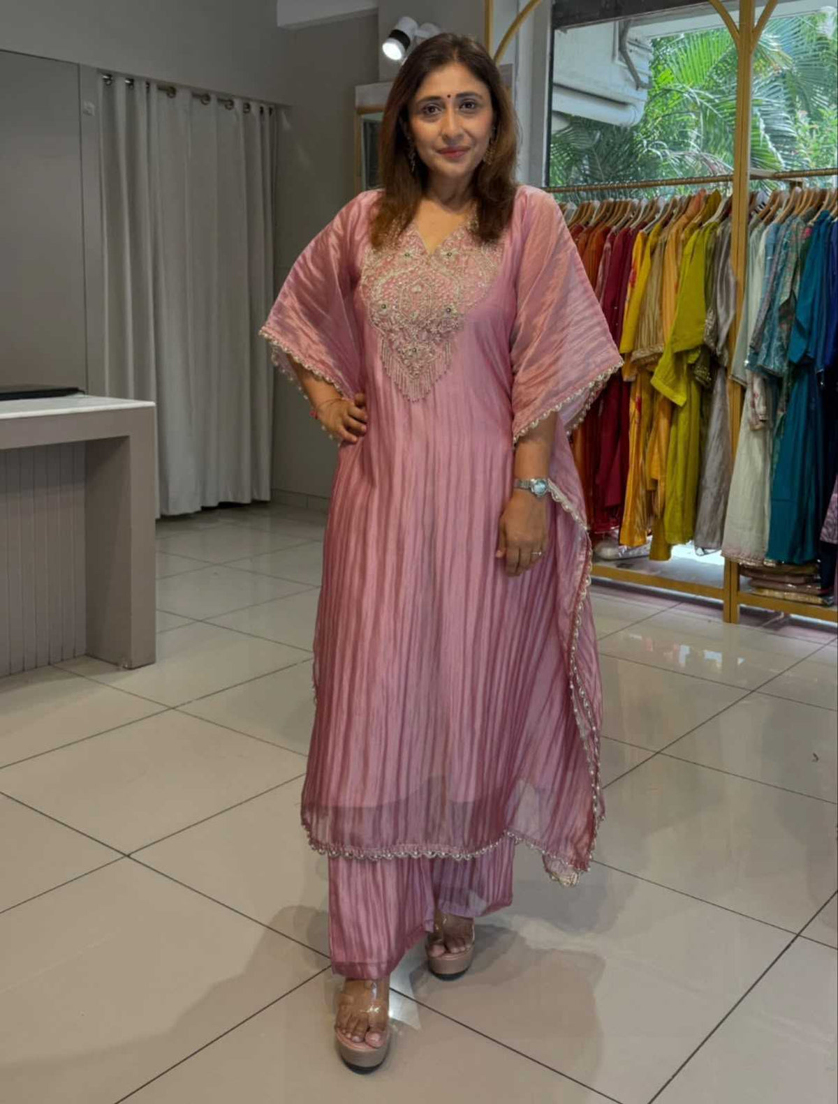 Pure Silk Embroidery Suit 1291