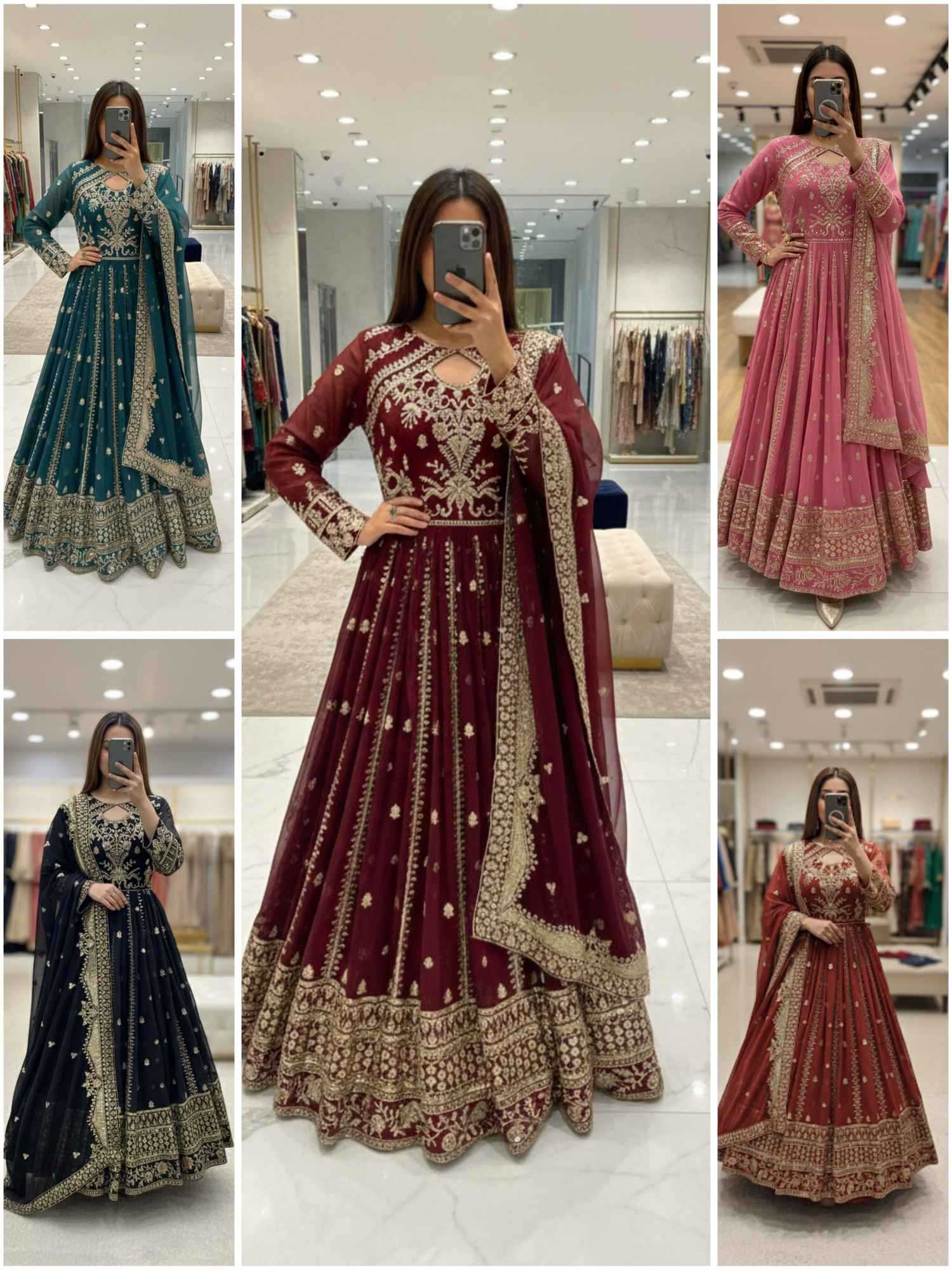Embroidery Gown