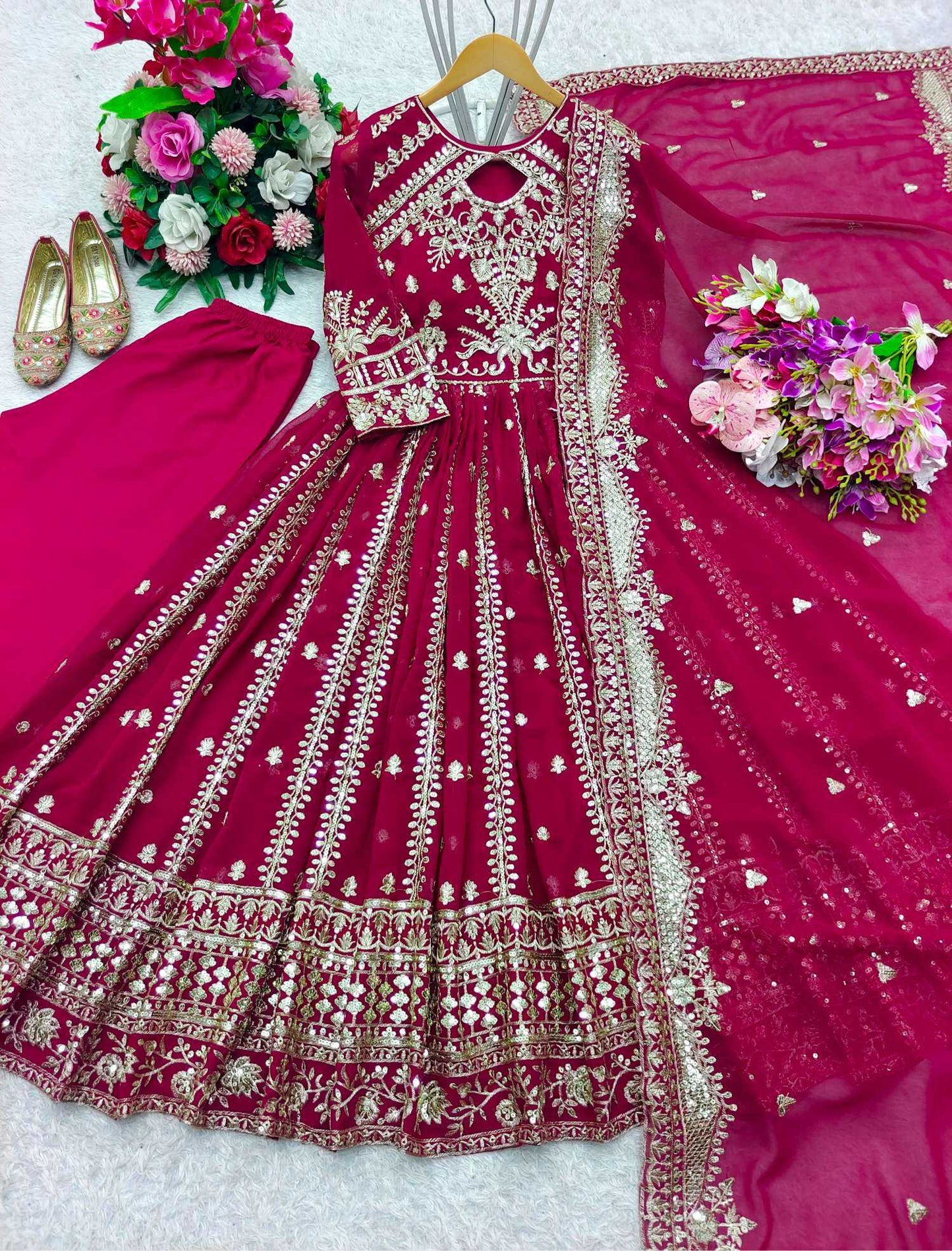 Embroidery Gown