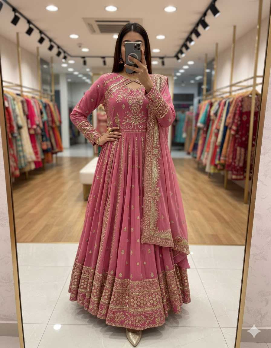 Embroidery Gown