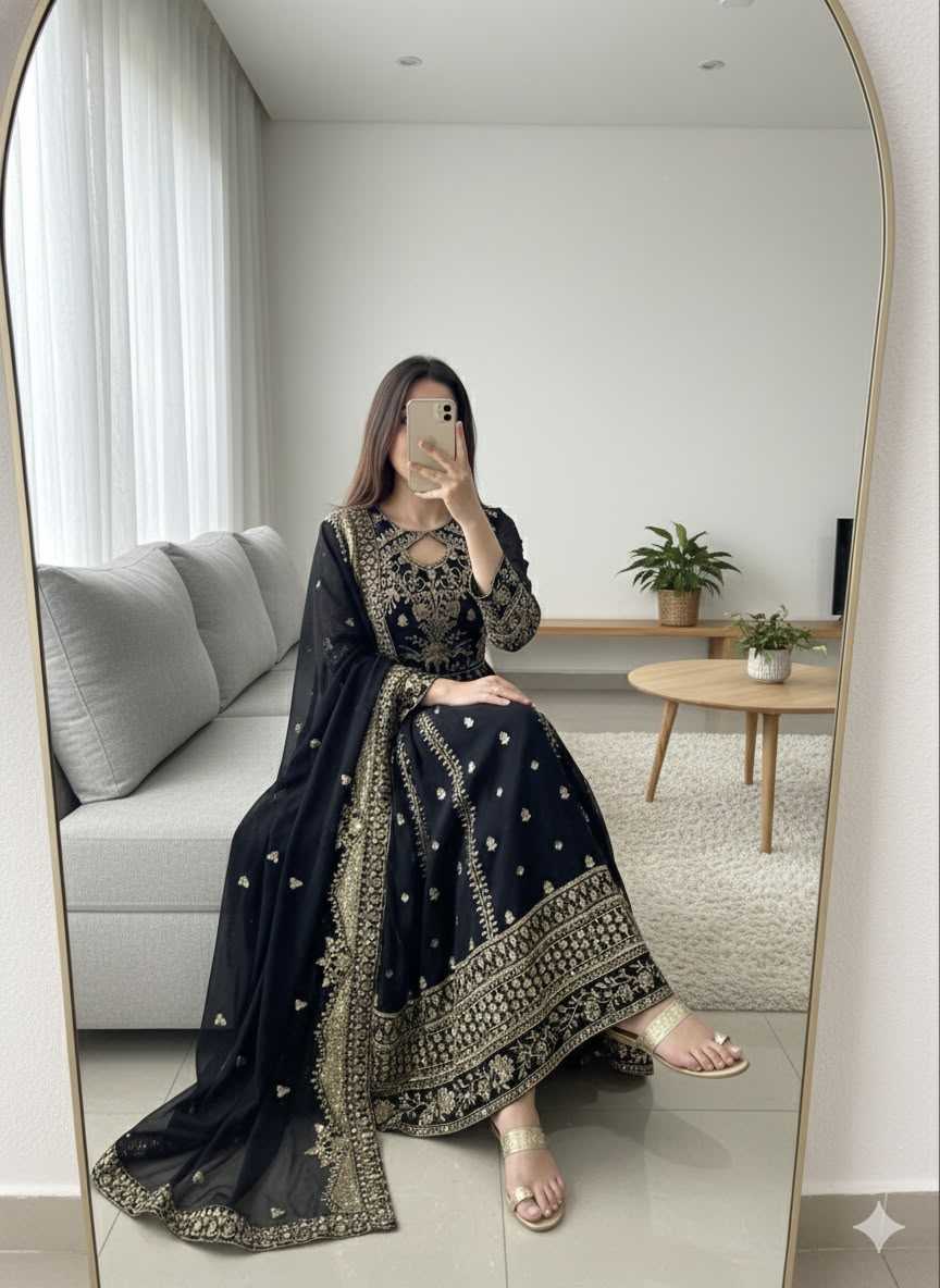 Embroidery Gown