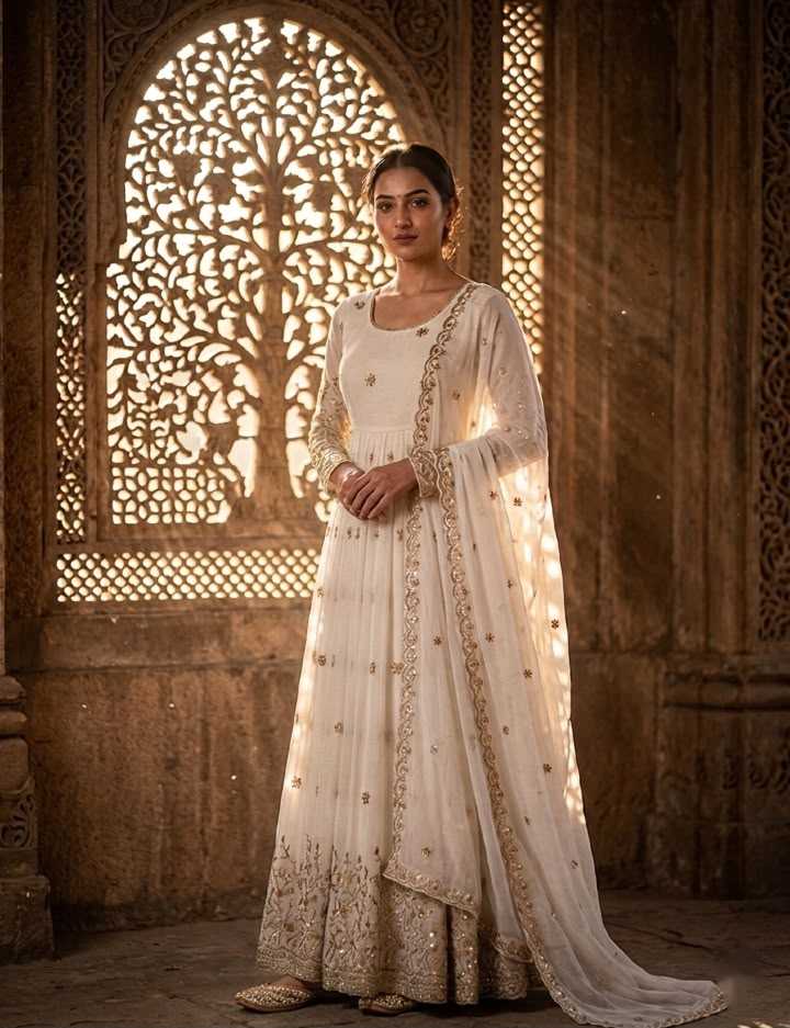 Embroidery Gown