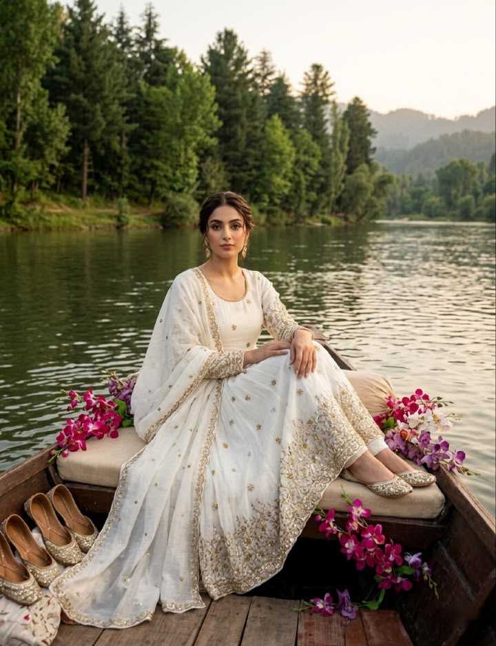 Embroidery Gown