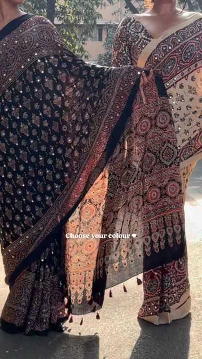 Chinon Silk Traditional Saree