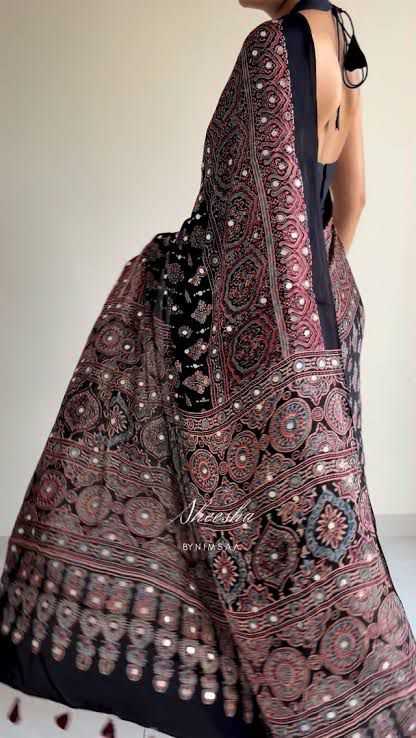 Chinon Silk Traditional Saree