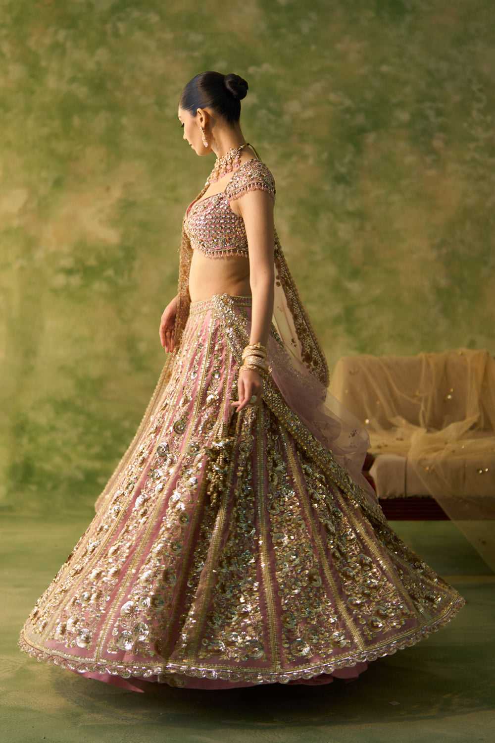 Butterfly Net Fancy Lehenga