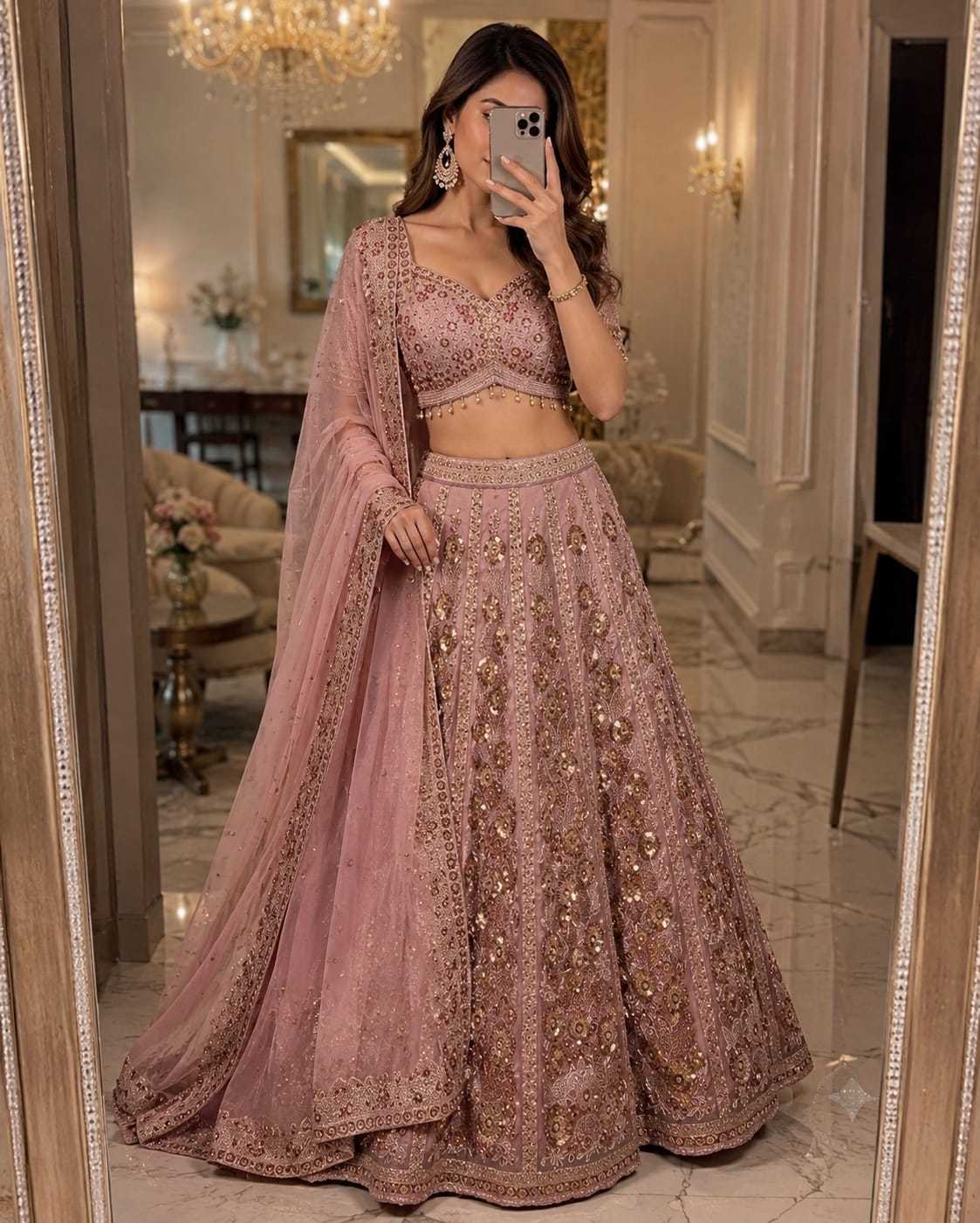 Butterfly Net Fancy Lehenga