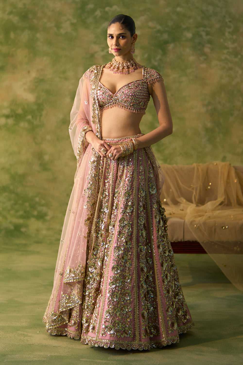 Butterfly Net Fancy Lehenga