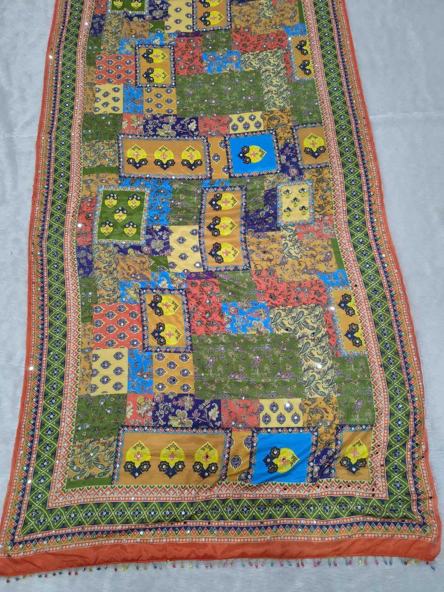 Chinon Silk Traditional Saree