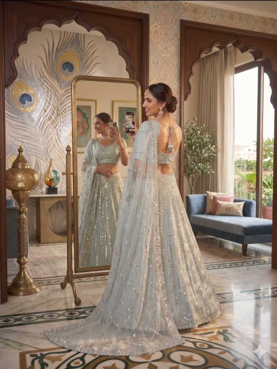 Rangoli Silk Designer Lehenga