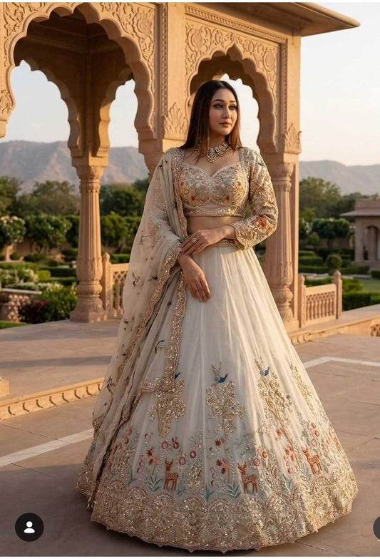 Rangoli Silk Designer Lehenga