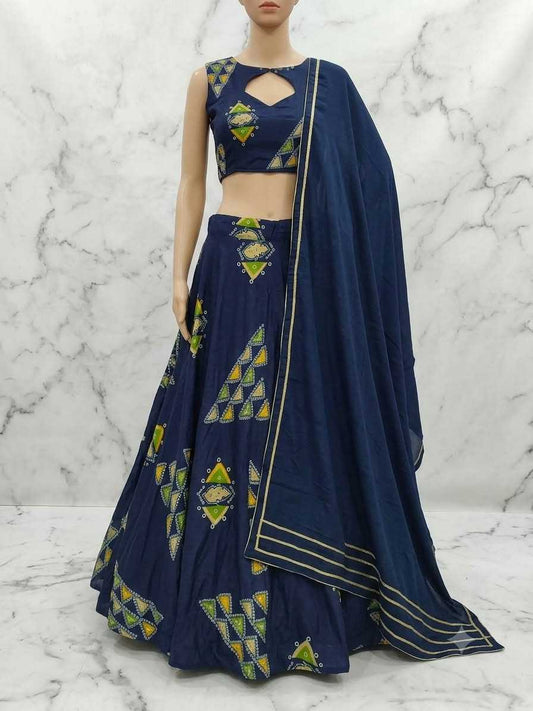 Chinon Silk Lehenga 1149
