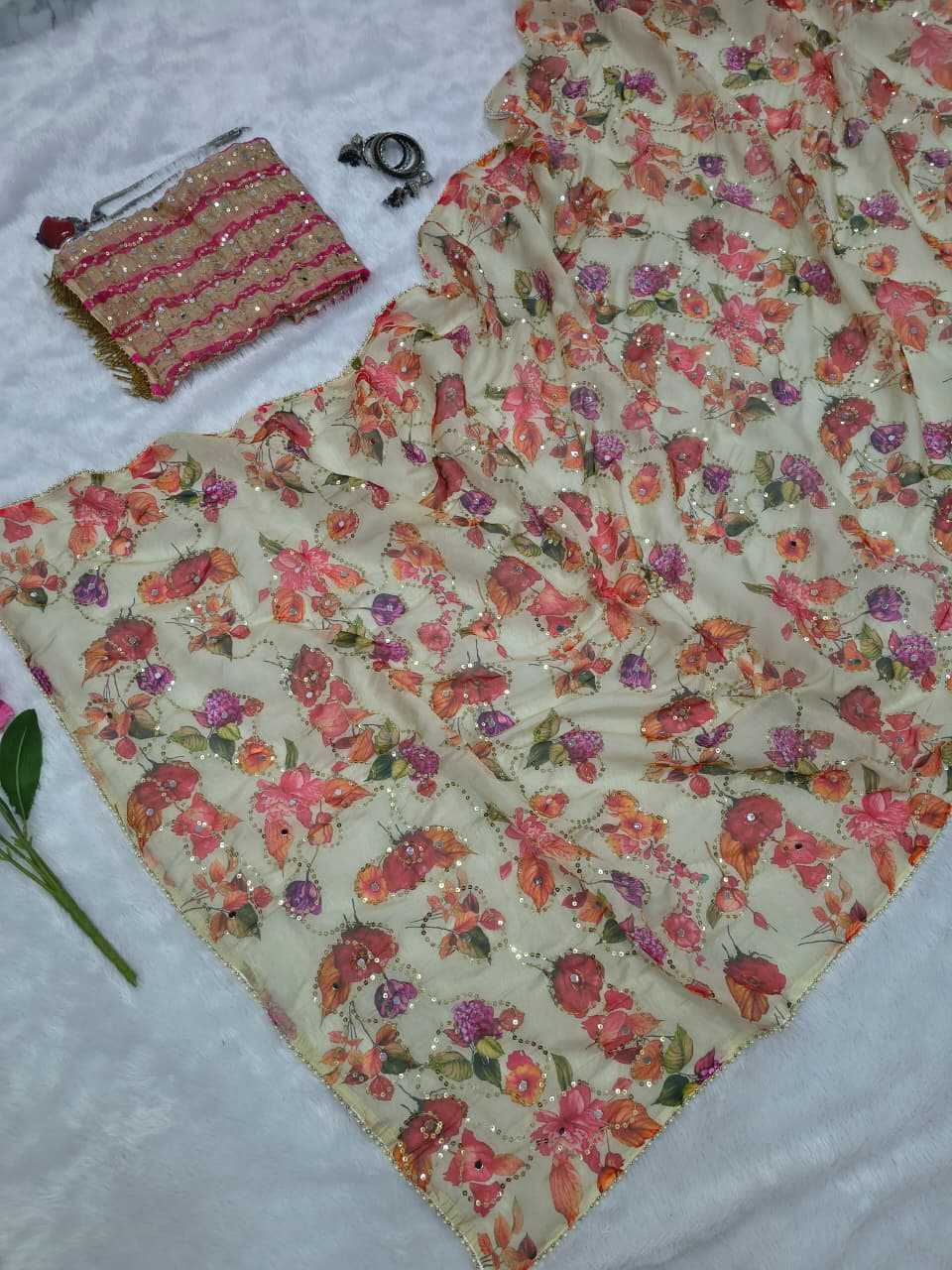 Tabby Silk Traditional Saree
