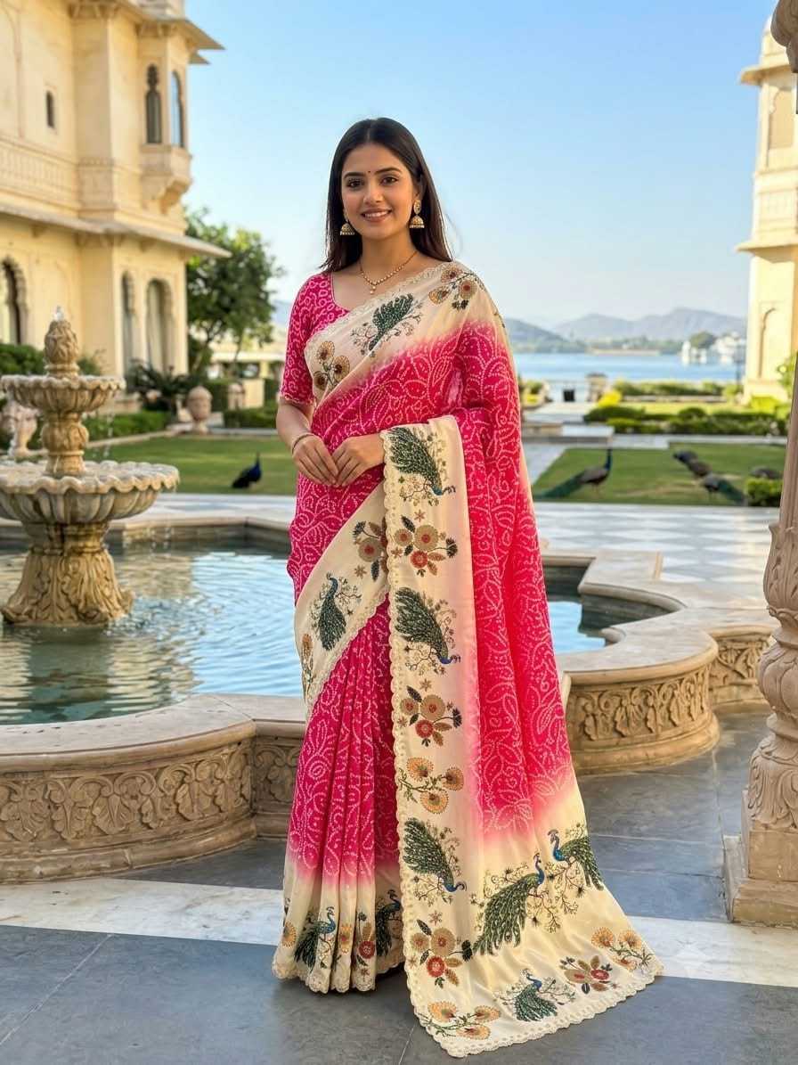 Chinon Silk Soft Saree