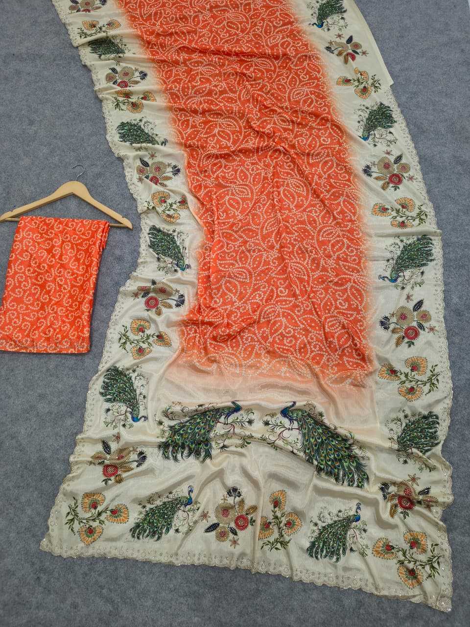 Chinon Silk Soft Saree