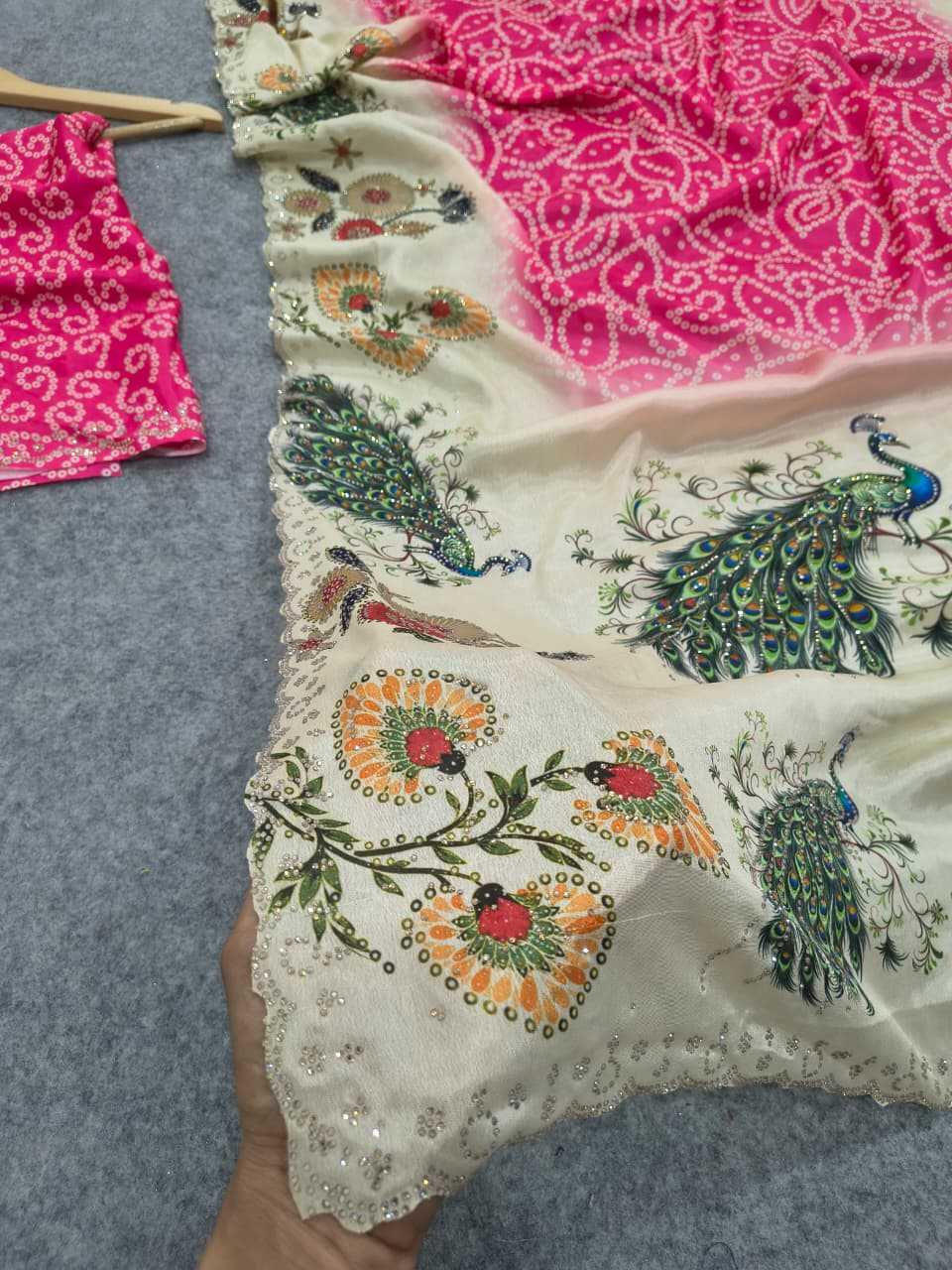 Chinon Silk Soft Saree