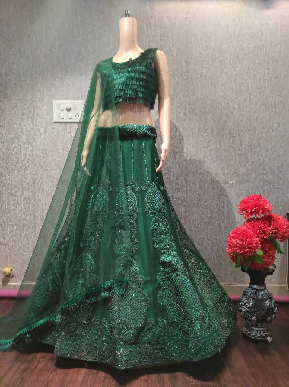 Net Designer Lehenga