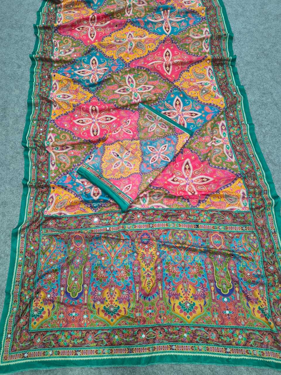Chinon Silk Printed Saree