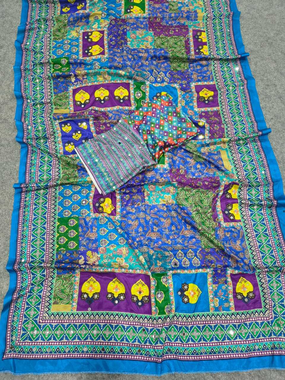 Chinon Silk Printed Saree