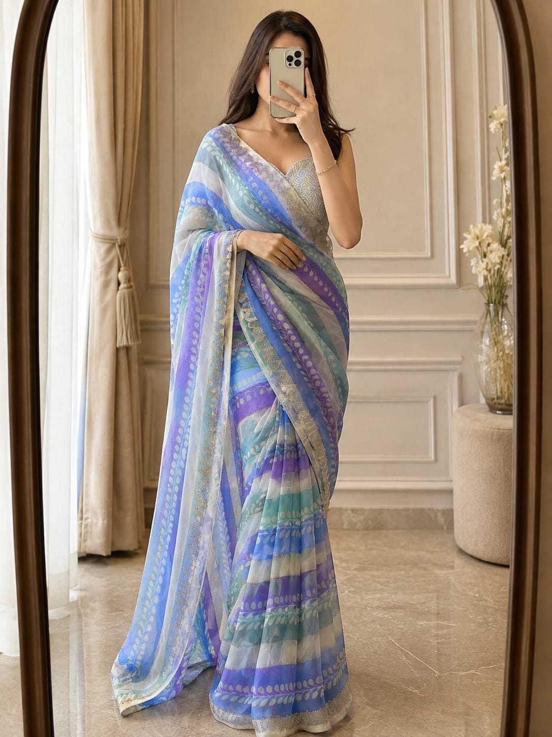 Satin Silk Soft Saree JT-144215